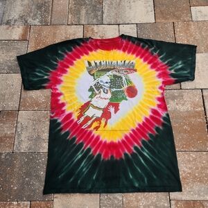 1992 Lithuania Olympic Tie-Dye T-Shirt
